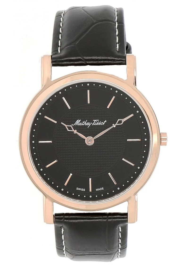 Ceas de barbati MATHEY-TISSOT H611252PN, clasic, negru