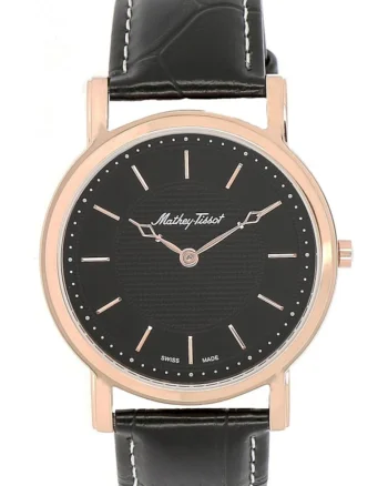 Ceas de barbati MATHEY-TISSOT H611252PN, clasic, negru