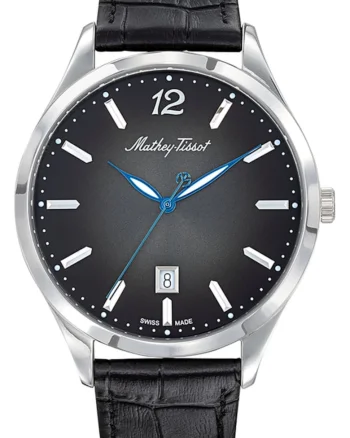Ceas de barbati MATHEY-TISSOT H411AN, negru, clasic