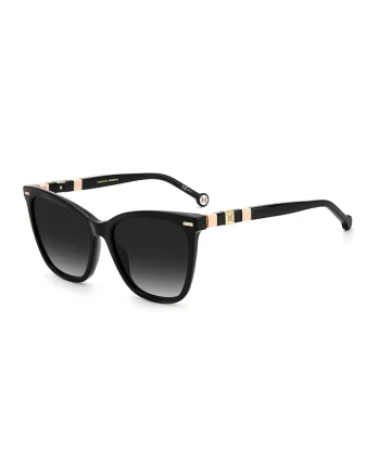 Ochelari de soare cat-eye cu lentile in degrade, Auriu/Negru