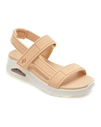 Sandale SKECHERS portocalii, 119813, din material textil