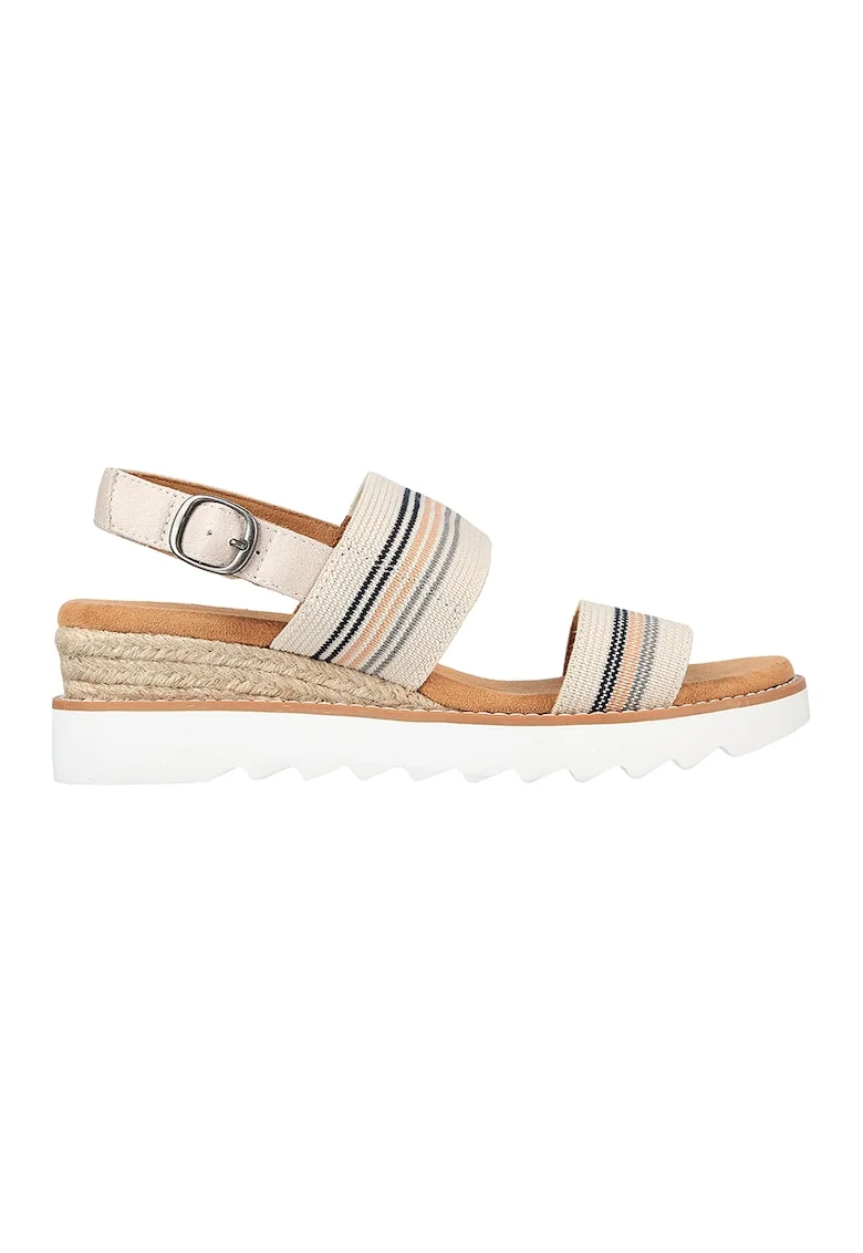 Sandale singback Desert Kiss, Negru/Bej/Roz