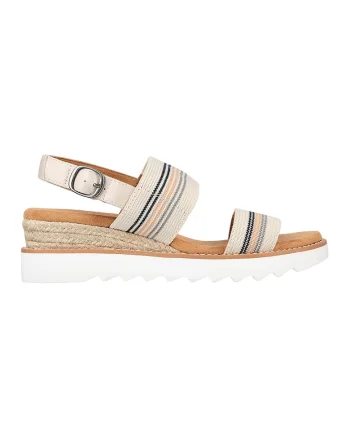 Sandale singback Desert Kiss, Negru/Bej/Roz