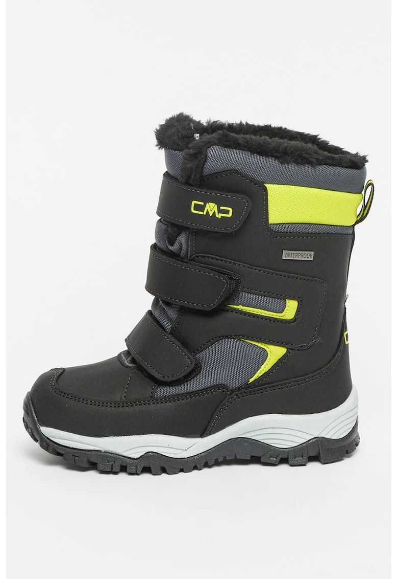 Cizme impermeabile cu inchidere velcro Hexis, Negru