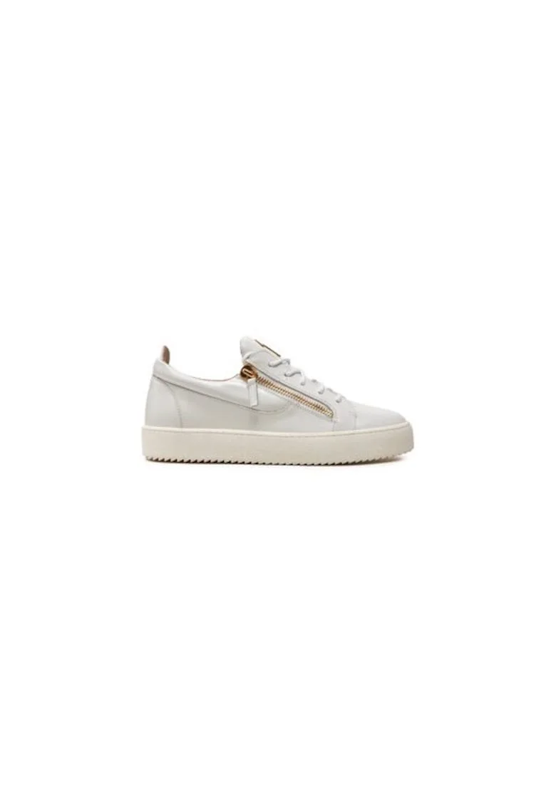 Pantofi sport barbati  304359774, Piele naturala, Alb, Alb
