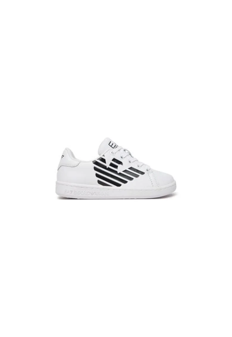 Pantofi sport baieti Emporio Armani  304462429, Piele ecologica, Alb, Alb