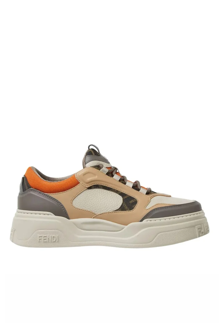 Sneakers Barbati,  Force, Alb/Gri/Portocaliu/Multicolor