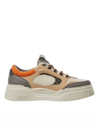 Sneakers Barbati,  Force, Alb/Gri/Portocaliu/Multicolor