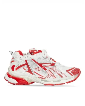 Sneakers barbati,, Rosu/Alb