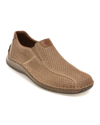 Pantofi RIEKER gri, 5272, din piele naturala