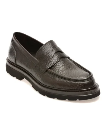 Mocasini eleganti OTTER maro, 25M36, din piele naturala
