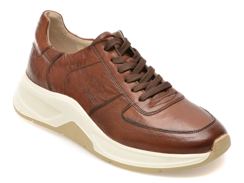 Pantofi sport RELAX maro, 2606, din piele naturala