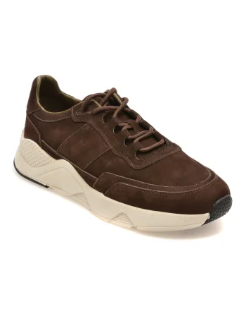 Pantofi sport RELAX maro, 41291, din piele intoarsa