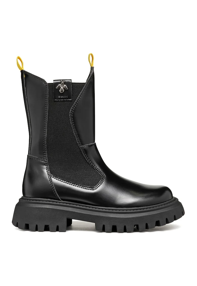 Ghete Chelsea inalte, Negru