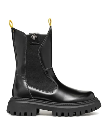 Ghete Chelsea inalte, Negru