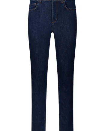 Blugi skinny cu talie inalta, Albastru ultramarin