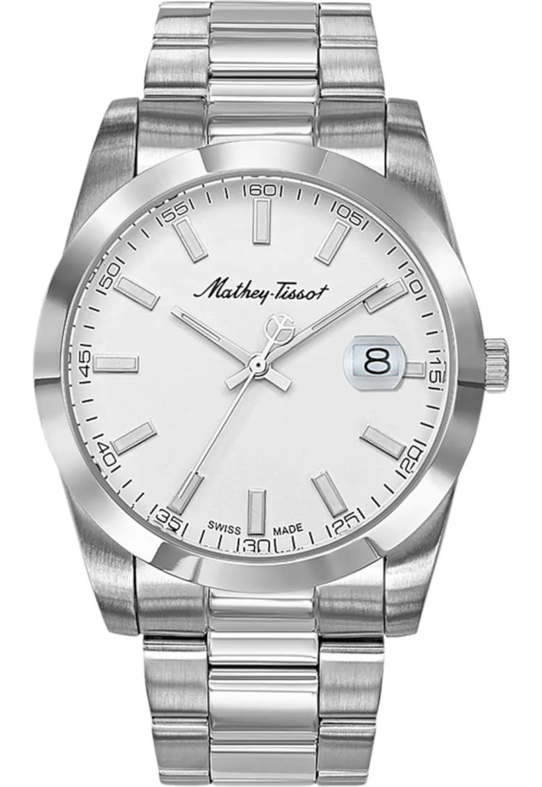 Ceas barbatesc MATHEY-TISSOT H450AI, din otel, clasic