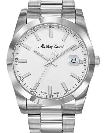 Ceas barbatesc MATHEY-TISSOT H450AI, din otel, clasic