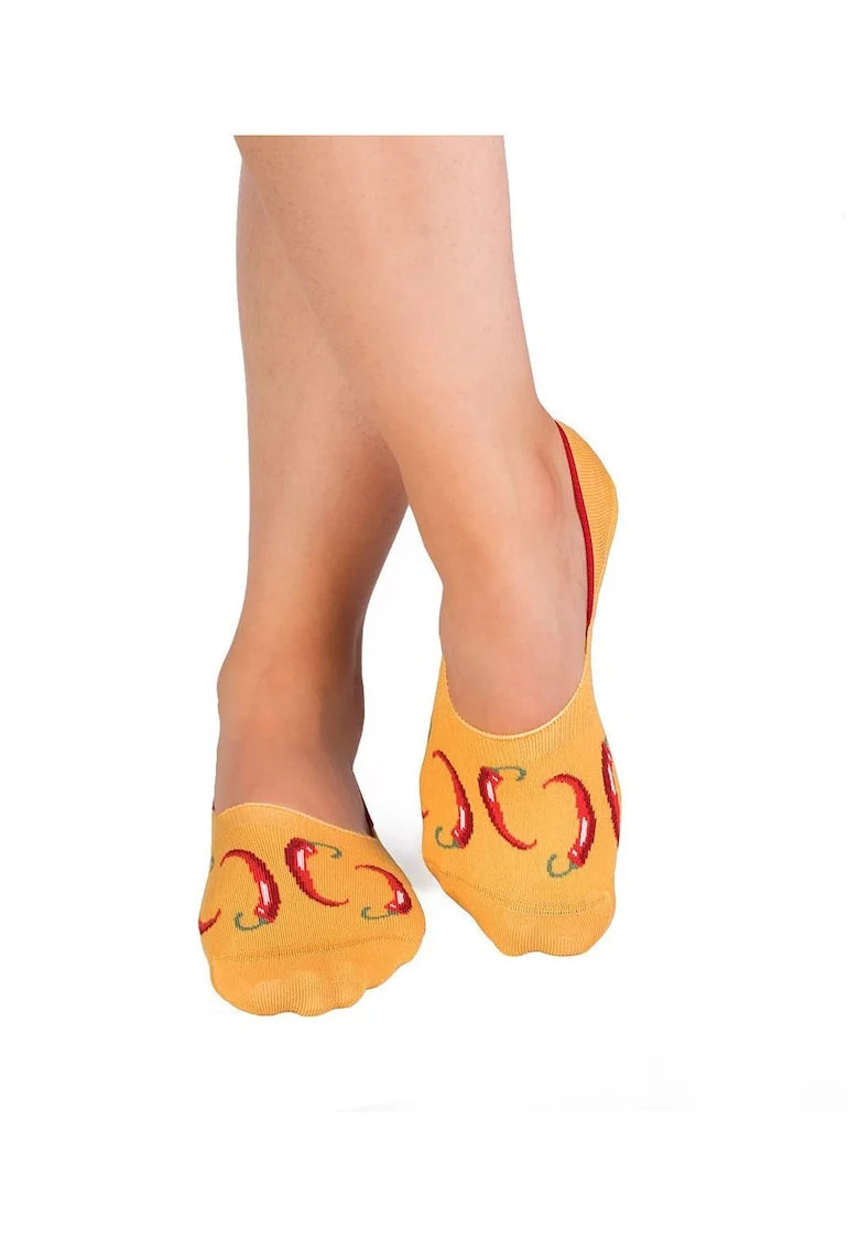 Sosete tip talpic INVISIBLE SUMMER CHILLI PEPPER