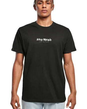 Tricou din bumbac cu imprimeu, Negru/Alb murdar