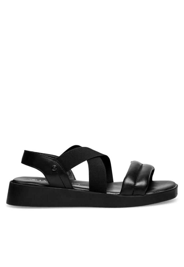 Sandale dama,  590558847187538, Piele naturala, Negru