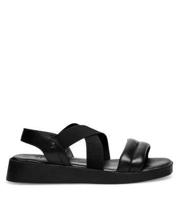 Sandale dama,  590558847187538, Piele naturala, Negru