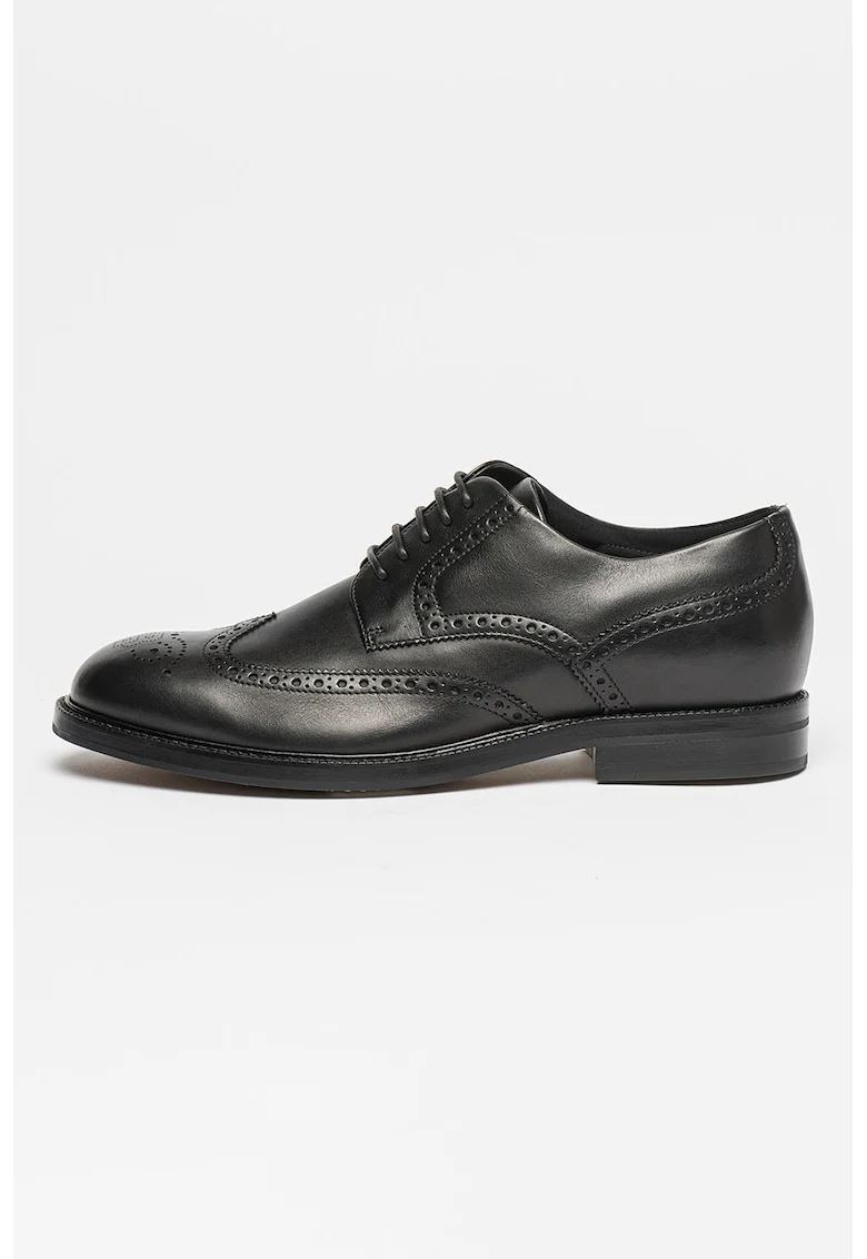 Pantofi derby din piele Dressletic, Negru