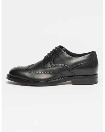 Pantofi derby din piele Dressletic, Negru