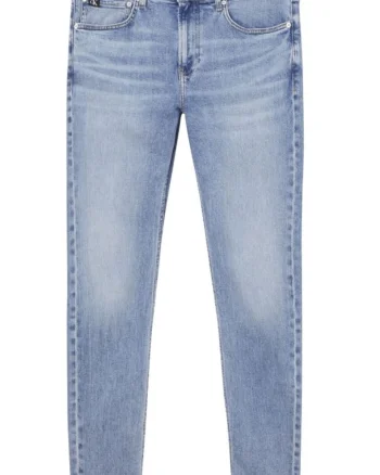 Blugi denim cu talie medie,
