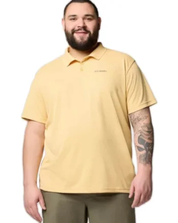Tricou  Utilizer Polo, galben deschis, poliester, Galben deschis
