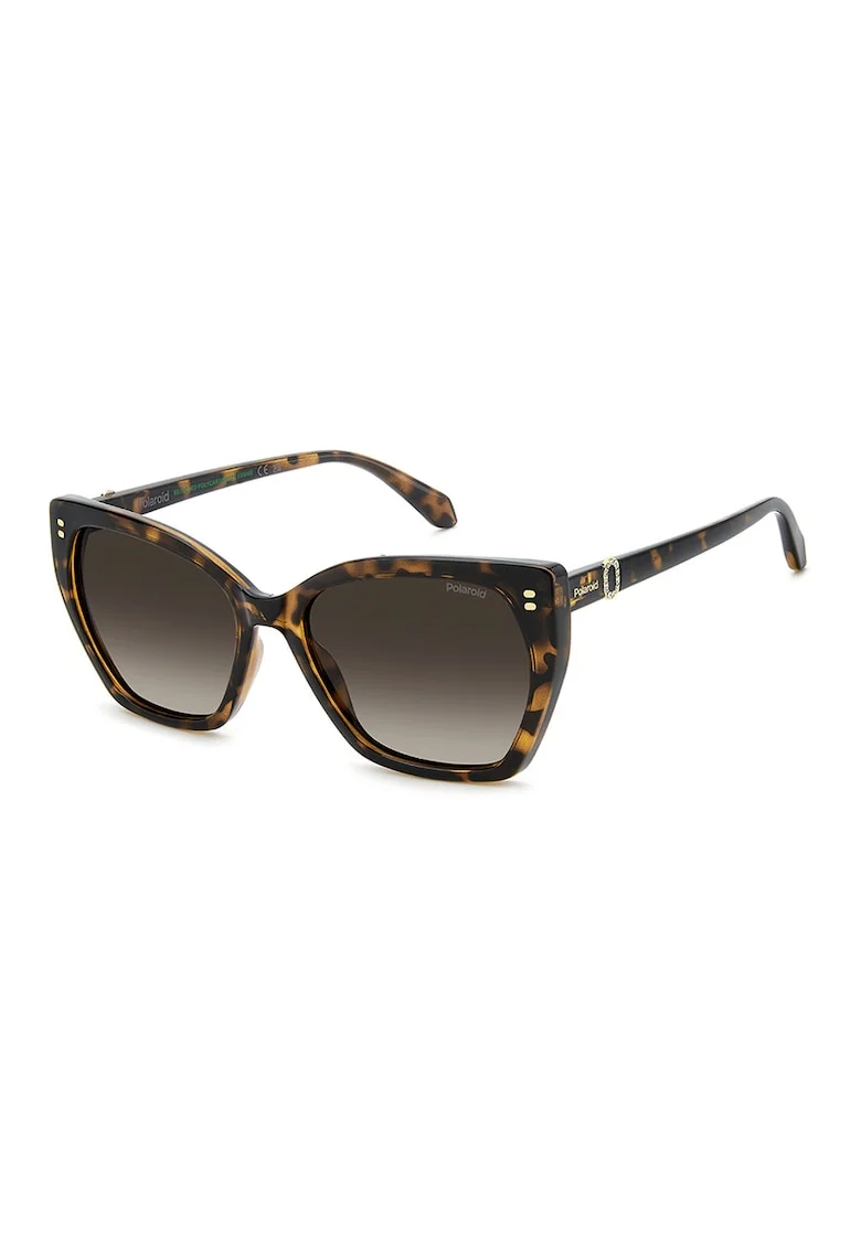 Ochelari de soare butterfly polarizati, Negru/Maro