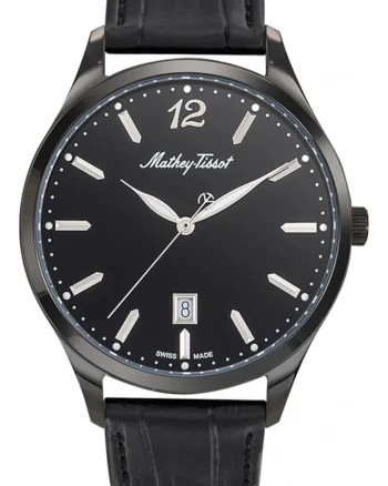 Ceas barbatesc MATHEY-TISSOT H411NN negru, clasic
