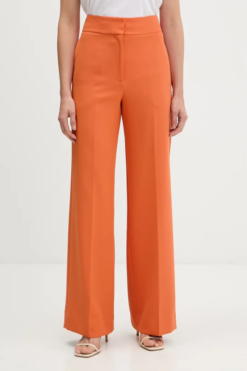 HUGO pantaloni straight pentru femei Himia-1