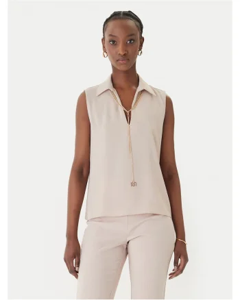 Bluza dama,  din poliester, bej
