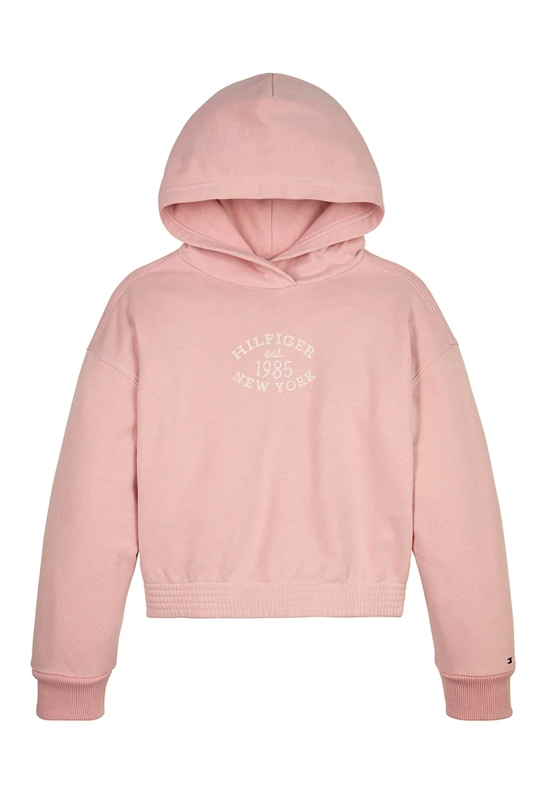 Hanorac cu maneci cazute, Roz pastel