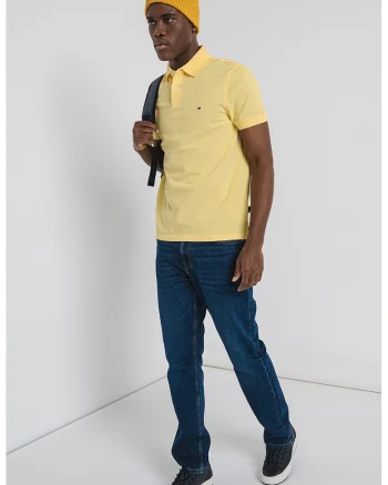 Tricou polo din amestec de bumbac organic