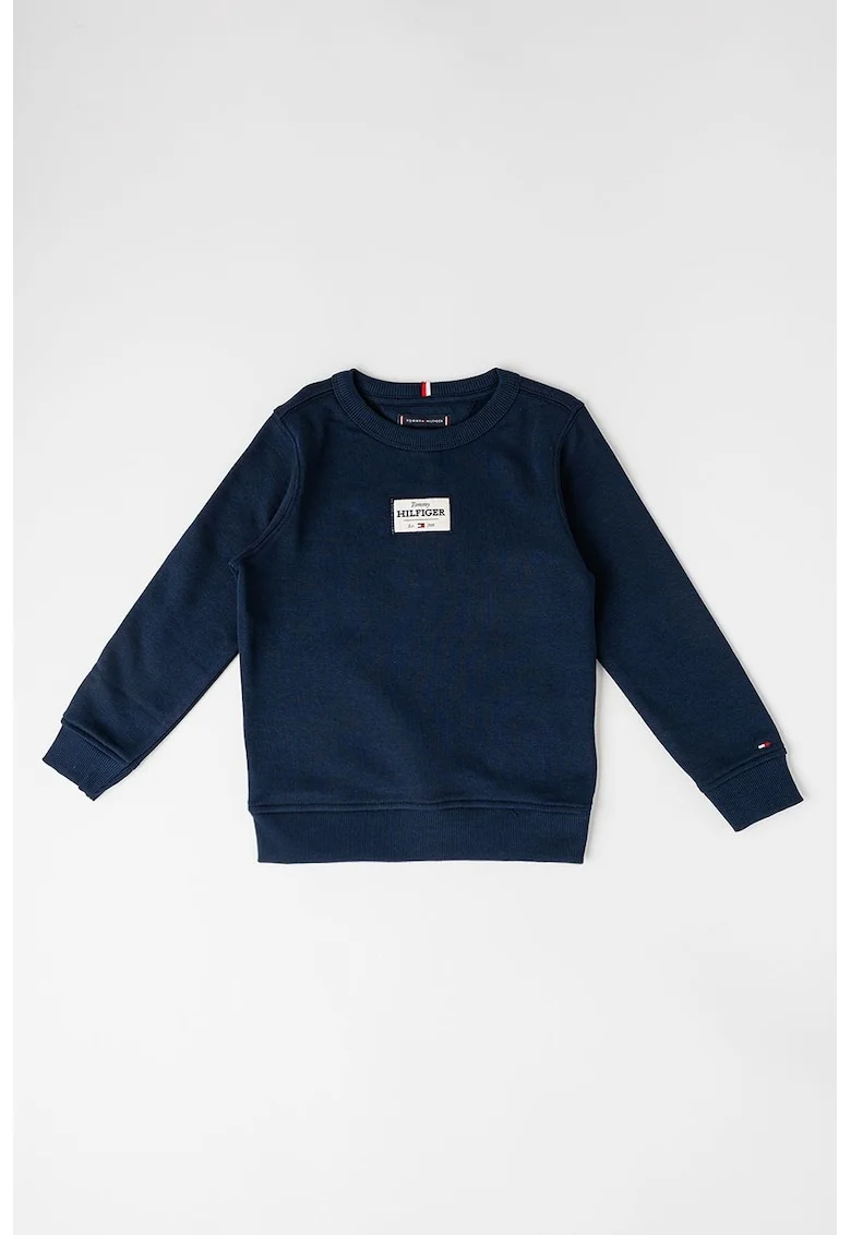 Bluza de trening din amestec de bumbac, Bleumarin