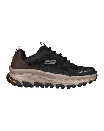 Pantofi sport cu garnituri din piele D'Lux Trekker, Negru