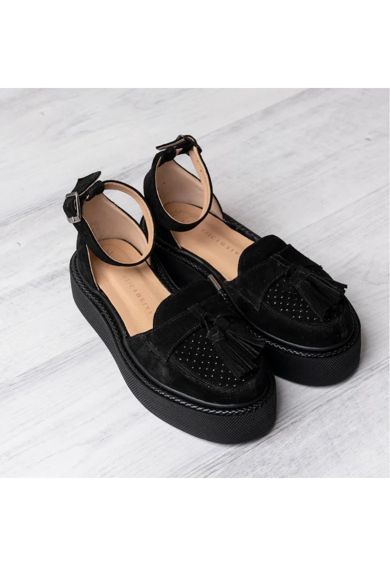 Pantofi din piele Augustino, Negru