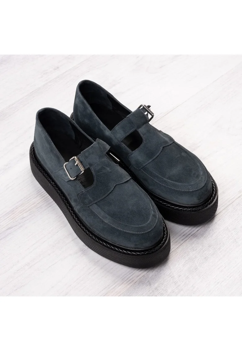 Pantofi din piele Celine, Gri