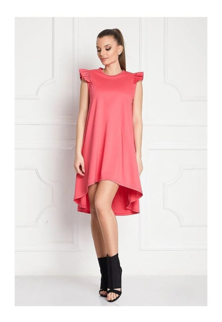 Rochie in A cu terminatie asimetrica Kelia,
