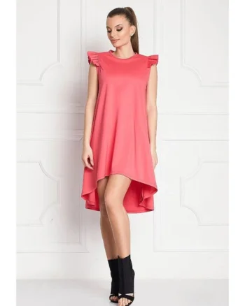 Rochie in A cu terminatie asimetrica Kelia,