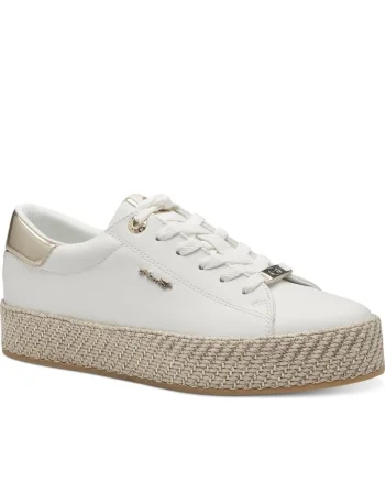 Pantofi sport dama,  Sintetic/Textil, Alb, Alb