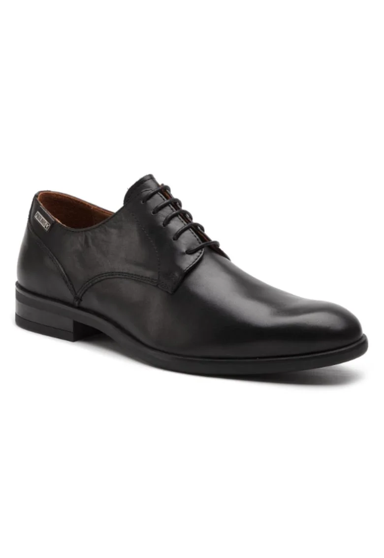 Pantofi barbati,  200887883, Negru, Piele naturala,