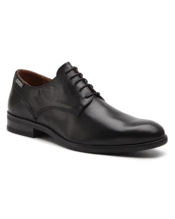 Pantofi barbati,  200887883, Negru, Piele naturala,