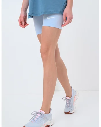 Colanti scurti cu talie inalta Sportswear, Albastru pastel