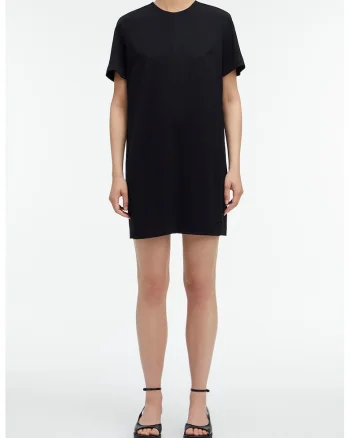 Rochie cu croiala dreapta, Negru