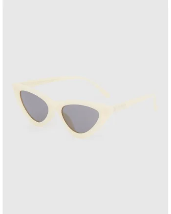 Ochelari de soare cat-eye cu lentile polarizate Wicked, Ivoire