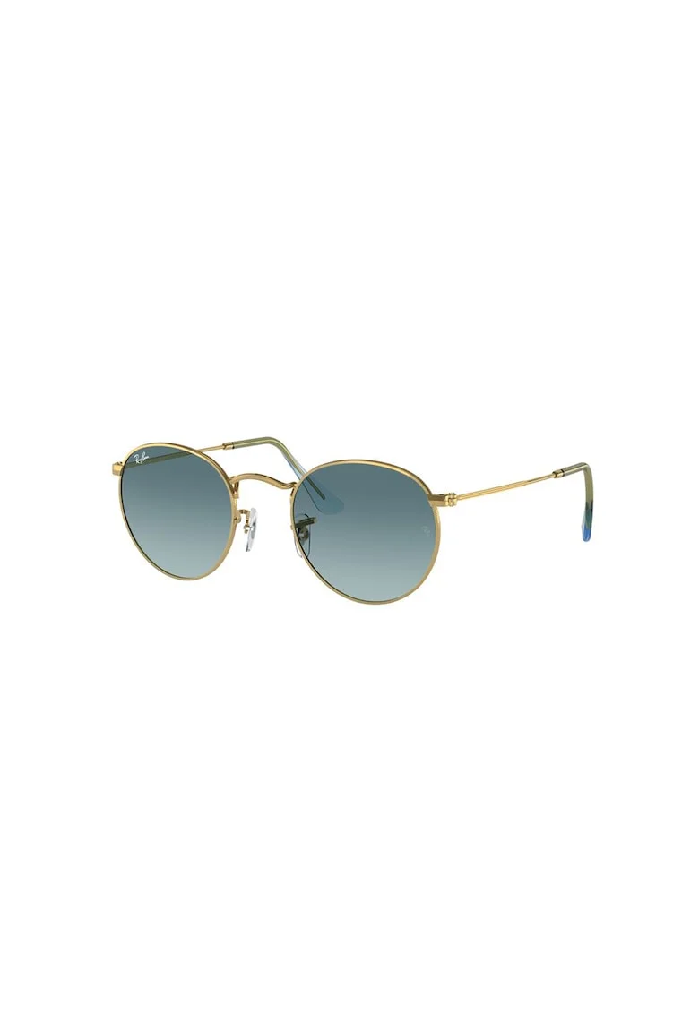 Ochelari de soare rotunzi unisex cu rama metalica