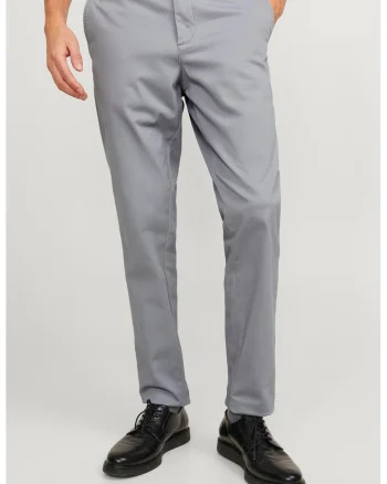 Pantaloni chino slim fit Marco, Gri deschis